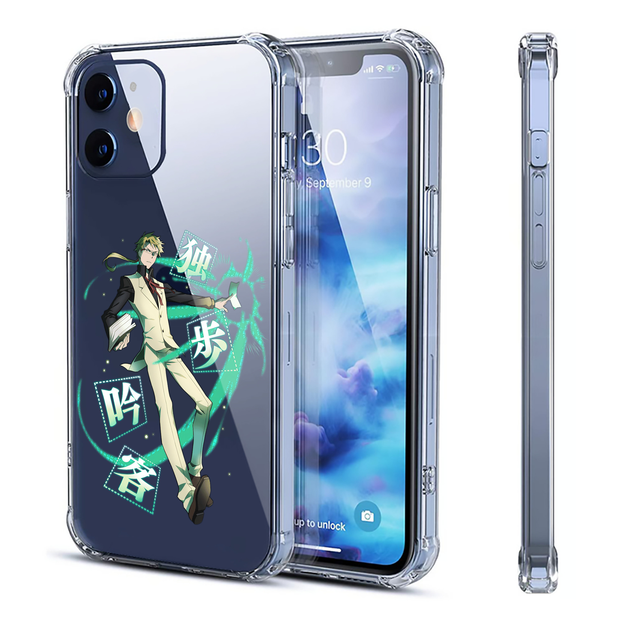 （画像用） 文豪ストレイドッグス Bungo Stray Dogs 【iPhone 12シリーズ対応】透明スマホケース（クリアソフトケース）